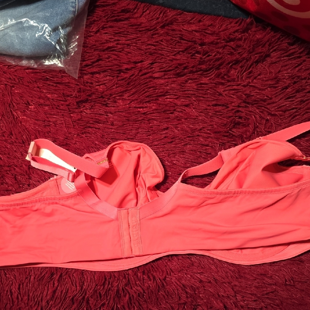Cacique Pink T-Shirt Bra with Molded Cups - Picture 2 of 6